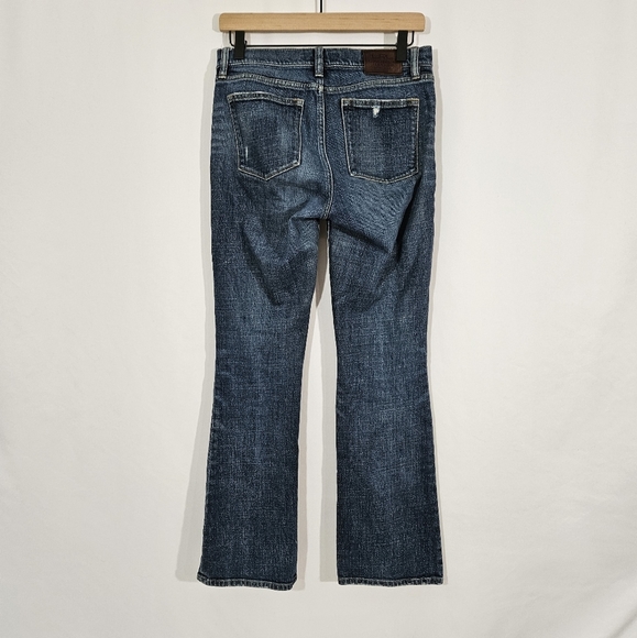 Lauren Ralph Lauren distressed boot cut jeans women's size 4 - Picture 3 of 14